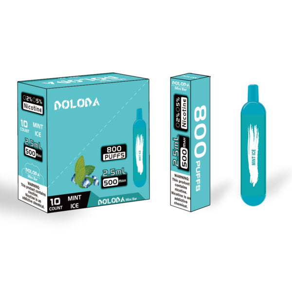 Мини-бар DOLODA 800 затяжек 2% Никотиновая перезаряжаемая одноразовая электронная сигарета Vape оптом - BeerVape - 6