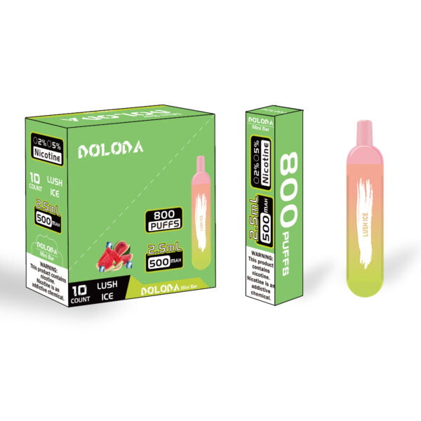 Мини-бар DOLODA 800 затяжек 2% Никотиновая перезаряжаемая одноразовая электронная сигарета Vape оптом - BeerVape - 5