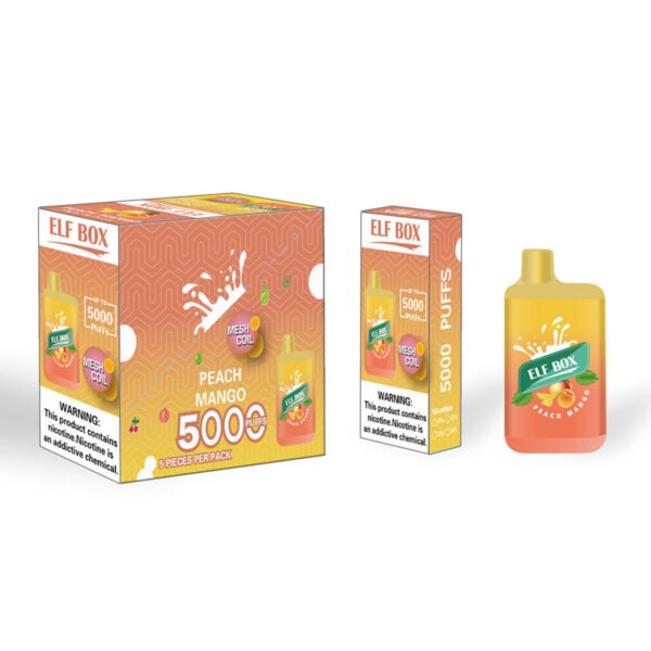 ELF BOX 5000 Puffs 0% 2% 3% 5% Никотиновая одноразовая вейп-ручка для электронных сигарет, оптовая продажа - BeerVape - 21