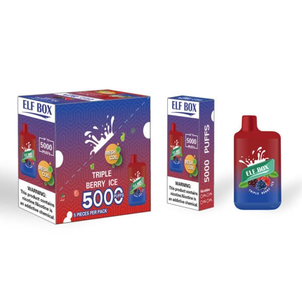 ELF BOX 5000 Puffs 0% 2% 3% 5% Никотиновая одноразовая вейп-ручка для электронных сигарет оптом - BeerVape - 7
