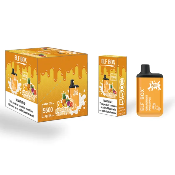 ELF BOX 5500 Jednorazowe Vape 5500 Puffs Autentyczne E-papierosy Hurtownia - BeerVape - 4