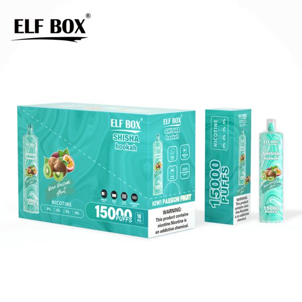 ELF BOX LS15000 Puff Shisha Hookah 0% 2% 5% Nikotynowy akumulator jednorazowy Vape Hurt - BeerVape - 14