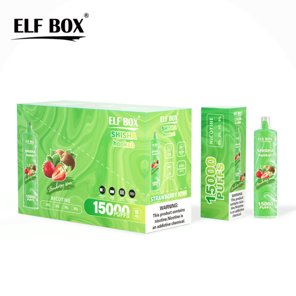 ELF BOX LS15000 Puff Shisha Hookah 0% 2% 5% Nikotynowy akumulator jednorazowy Vape Hurt - BeerVape - 7