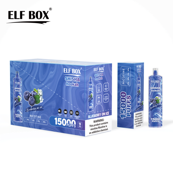 ELF BOX LS15000 Puff Shisha Hookah 0% 2% 5% Nikotynowy akumulator jednorazowy Vape Hurt - BeerVape - 10