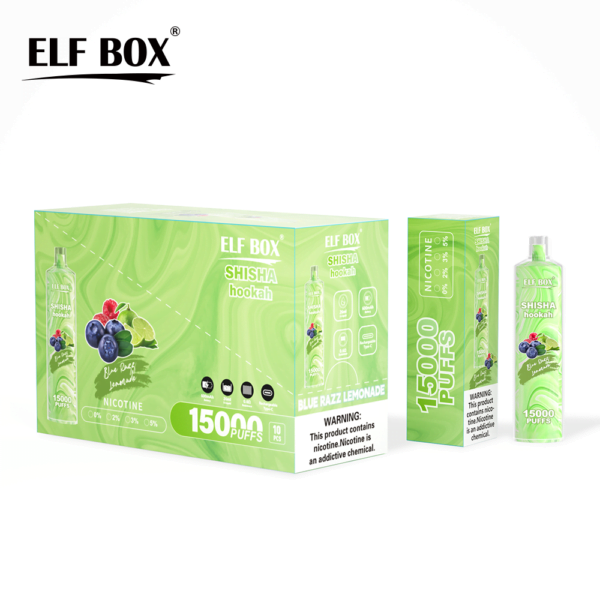 ELF BOX LS15000 Puff Shisha Szisza 0% 2% 5% Nikotynowy Akumulator Jednorazowy Vape Hurt - BeerVape - 11