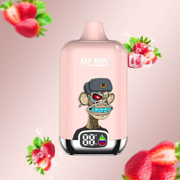 ELF box digital 12000 zaciągnięć 0% 2% 3% 5% Nikotynowy wyświetlacz LED Jednorazowy Vape Hurt - BeerVape - 5