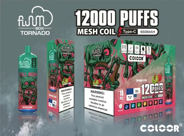 FLUUM BOX 12000 Puffs 0% 2% 3% 5% Никотиновые перезаряжаемые одноразовые капсулы для электронных сигарет Оптовая продажа электронных сигарет - BeerVape - 10