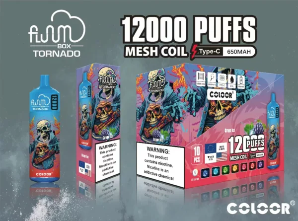 FLUUM BOX 12000 Puffs 0% 2% 3% 5% Никотиновые перезаряжаемые одноразовые капсулы для электронных сигарет Оптовая продажа электронных сигарет - BeerVape - 5