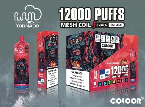 FLUUM BOX 12000 Puffs 0% 2% 3% 5% Никотиновые перезаряжаемые одноразовые капсулы для электронных сигарет Оптовая продажа электронных сигарет - BeerVape - 7