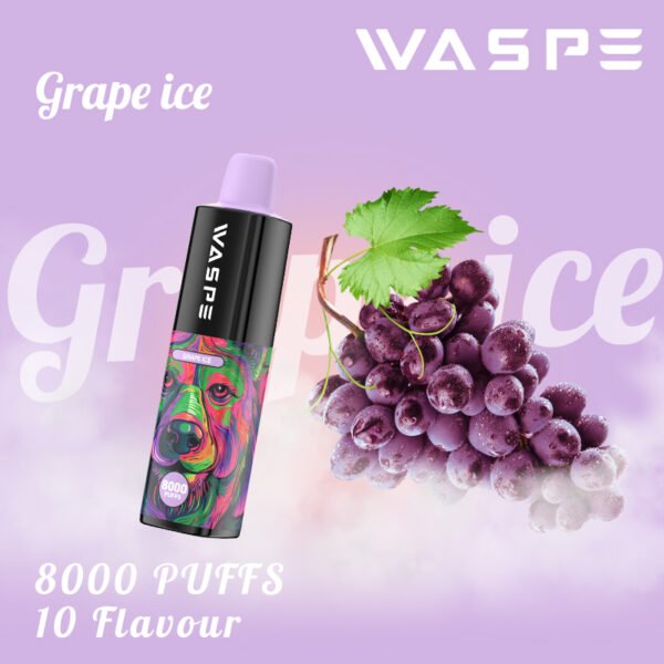 WASPE 8000 PUFFS 0% 2% 3% 5% Никотиновый одноразовый вейп оптом - BeerVape - 5