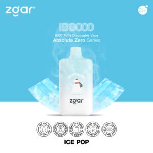 ZGAR ICE BOX 8000 Puffs 2% Nikotynowy akumulator jednorazowy Vape Hurt - BeerVape - 17