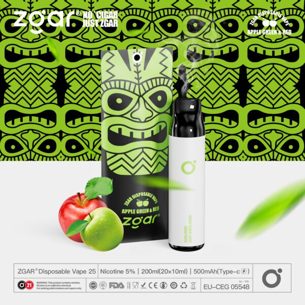 ZGAR ZG25 3000 Puffs 5% Nikotynowy akumulator jednorazowy - Hurtownia - BeerVape - 18