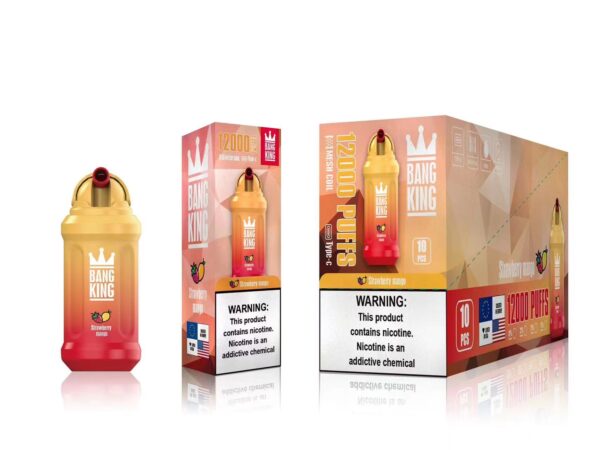 Bang King 12000 Puffs 0% 2% 3% 5% Nikotynowy akumulator jednorazowy Vape Hurt - BeerVape - 3