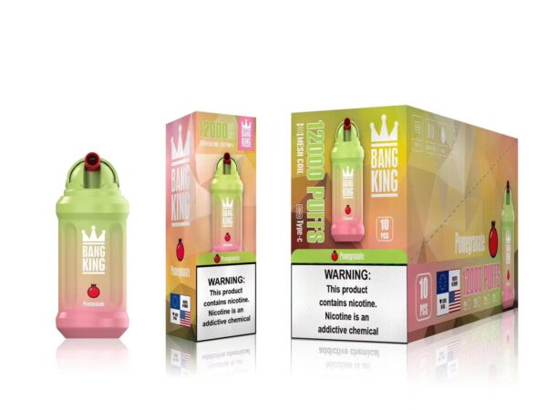 Bang King 12000 Puffs 0% 2% 3% 5% Nikotynowy akumulator jednorazowy Vape Hurt - BeerVape - 16