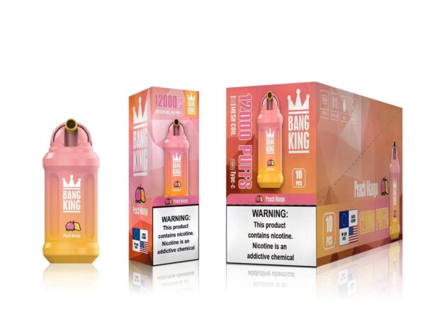Bang King 12000 Puffs 0% 2% 3% 5% Nikotynowy akumulator jednorazowy Vape Hurt - BeerVape - 17