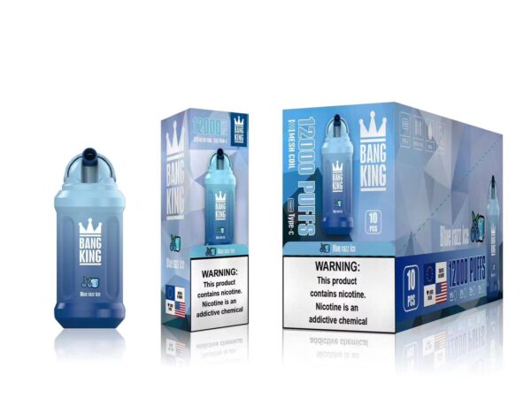 Bang King 12000 Puffs 0% 2% 3% 5% Nikotynowy akumulator jednorazowy Vape Hurt - BeerVape - 4