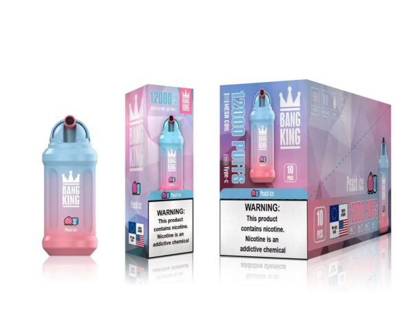 Bang King 12000 Puffs 0% 2% 3% 5% Nikotynowy akumulator jednorazowy Vape Hurt - BeerVape - 5
