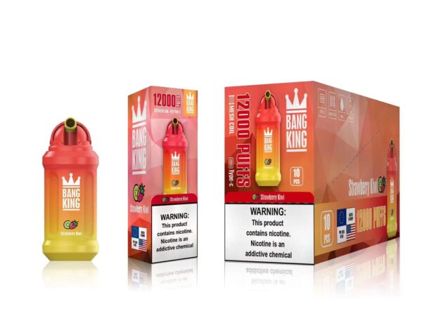Bang King 12000 Puffs 0% 2% 3% 5% Nikotynowy akumulator jednorazowy Vape Hurt - BeerVape - 9
