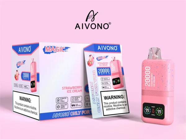 AIVONO 20000 Puffs Dual Mesh 0% 2% 3% 5% Alacsony nikotintartalmú, újratölthető, eldobható Vapes toll tömeges vásárlás Nagyker - BeerVape - 2