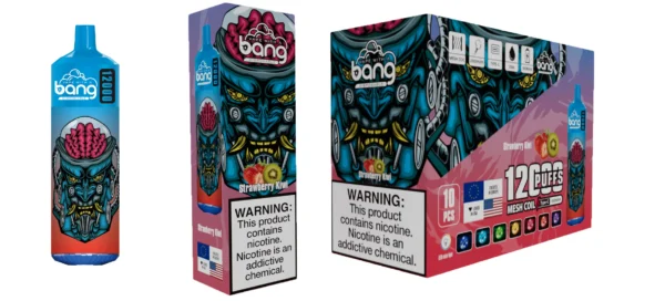 Bang 12000 Puffs 0% 2% 3% 5% Stylo à vape jetable rechargeable à faible teneur en nicotine en vrac Acheter en gros - BeerVape - 20