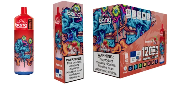 Bang 12000 Puffs 0% 2% 3% 5% Stylo à vape jetable rechargeable à faible teneur en nicotine en vrac Acheter en gros - BeerVape - 2