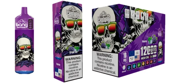 Bang 12000 Puffs 0% 2% 3% 5% Stylo à vape jetable rechargeable à faible teneur en nicotine en vrac Acheter en gros - BeerVape - 11