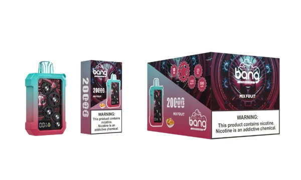 Bang Gear Tick Tock 20000 zaciągnięć 0% 2% 3% 5% Nikotynowy akumulatorowy jednorazowy długopis Vapes Kup hurtowo - BeerVape - 12