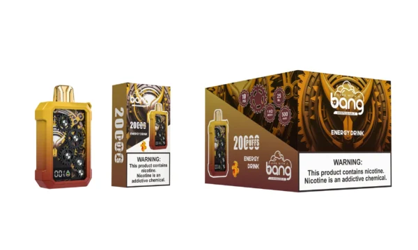 Bang Gear Tick Tock 20000 zaciągnięć 0% 2% 3% 5% Nikotynowy akumulatorowy jednorazowy długopis Vapes Kup hurtowo - BeerVape - 7