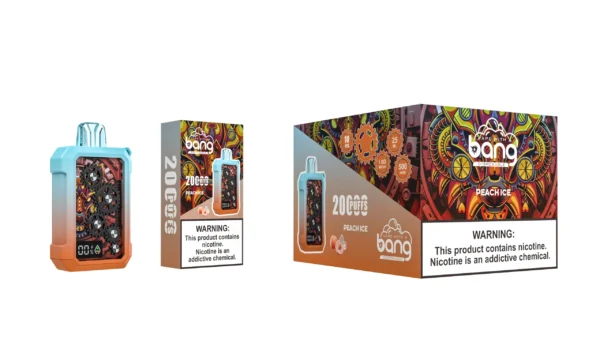 Bang Gear Tick Tock 20000 zaciągnięć 0% 2% 3% 5% Nikotynowy akumulatorowy jednorazowy długopis Vapes Kup hurtowo - BeerVape - 10