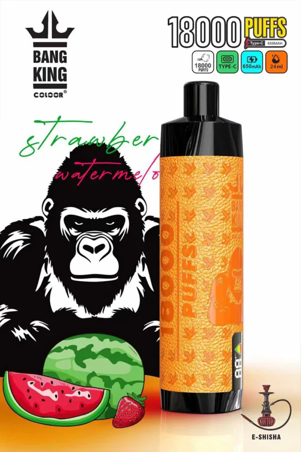 Bang King Crown Bar 18000 Puffs 0% 2% 3% 5% Перезаряжаемые одноразовые ручки для электронных сигарет с низким содержанием никотина, оптовая покупка оптом - BeerVape - 5
