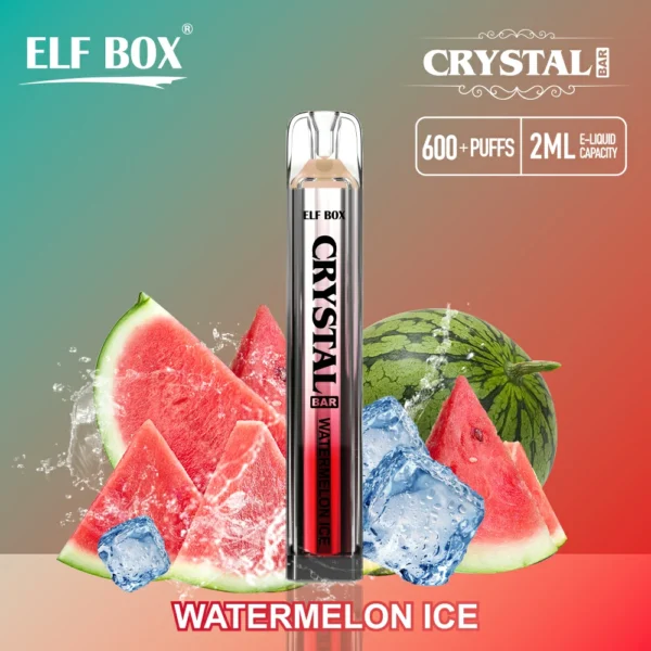 ELF BOX CRYSTAL BAR 600 Pust 0% 2% 5% Nikotin Genopladelig Engangsvape Bulk Køb Engros - BeerVape - 2