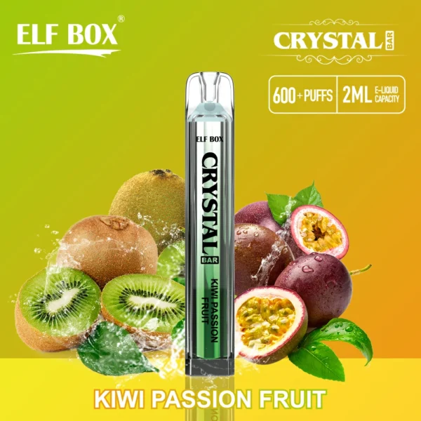 ELF BOX CRYSTAL BAR 600 Puffs 0% 2% 5% Nikotin Genopladelig Engangsvape Bulk Køb Engros - BeerVape - 7