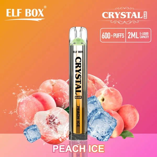 ELF BOX CRYSTAL BAR 600 Pust 0% 2% 5% Nikotin Genopladelig Engangsvape Bulk Køb Engros - BeerVape - 9
