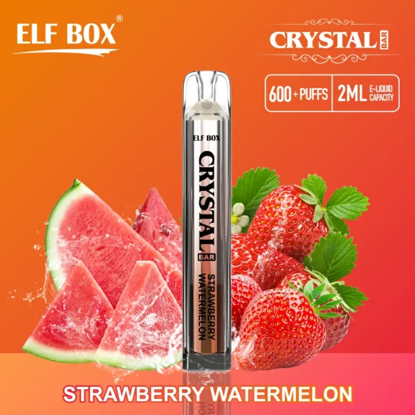 ELF BOX CRYSTAL BAR 600 Pust 0% 2% 5% Nikotin Genopladelig Engangsvape Bulk Køb Engros - BeerVape - 11