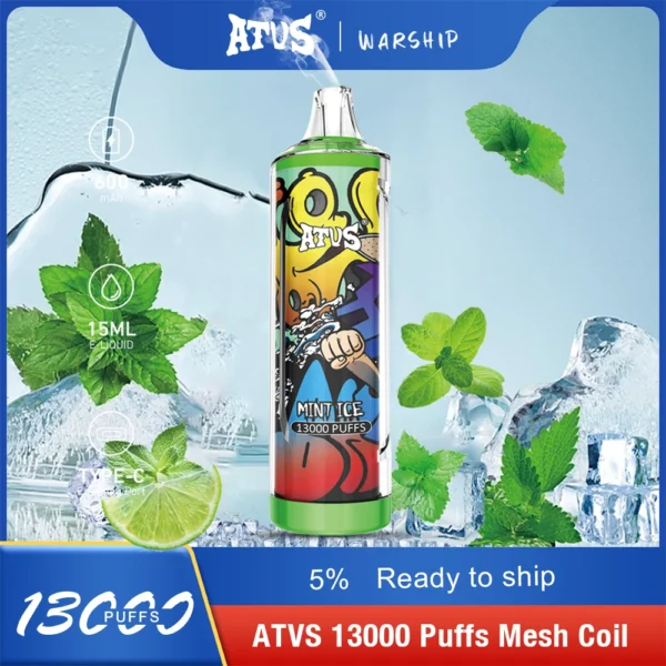 Atvs 13000 Puffs 5% Low Nicotina Rechargeable Vapes Pen vrac Cumpărați cu ridicata - BeerVape - 12