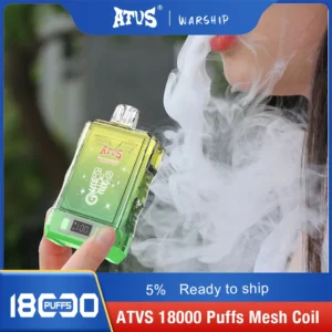 Atvs Warship 18000 Puffs 5% Alacsony nikotin tartalmú Újratölthető Eldobható Vapes Pen Tömeges Vásárlás Nagyker - BeerVape - 13