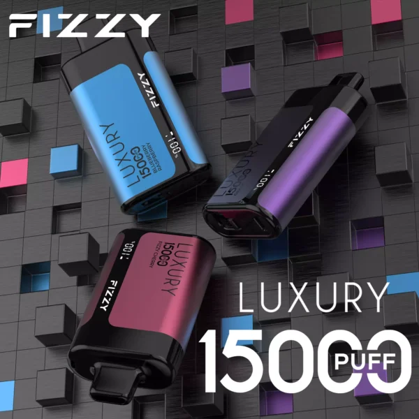 Fizzy Luxury 15000 Puffs 2% 5% Niskonikotynowy, jednorazowy, wielokrotnego ładowania Vapes Pen Luzem Kup hurtowo - BeerVape - 1