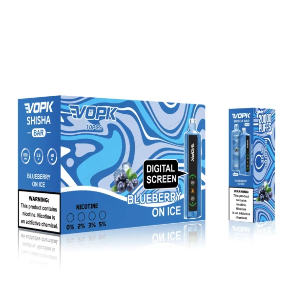 VOPK Shisha Bar 20000 Puff-uri 0% 2% 3% 5% Low Nicotina Rechargeable Vapes Pen vrac Cumpărați cu ridicata - BeerVape - 7
