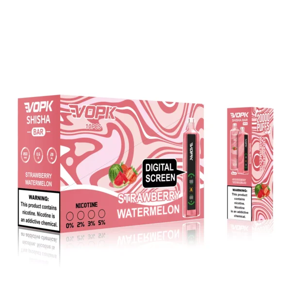 VOPK Shisha Bar 20000 Puffs 0% 2% 3% 5% Low Nicotina Rechargeable Vapes Pen vrac Cumpărați cu ridicata - BeerVape - 4