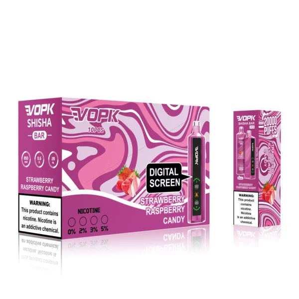 VOPK Shisha Bar 20000 Puffs 0% 2% 3% 5% Low Nicotina Rechargeable Vapes Pen vrac Cumpărați cu ridicata - BeerVape - 10