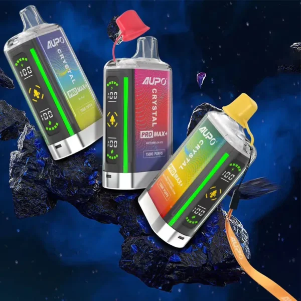 AUPO 15000 Puffs PRO MAX Crystal Dual Mesh 2% Alacsony nikotintartalmú, újratölthető, eldobható Vapes toll tömeges vásárlás Nagyker - BeerVape - 1