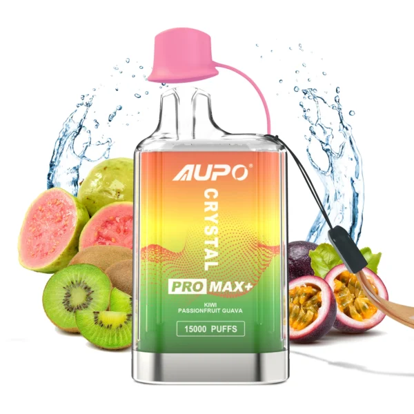 AUPO 15000 Puffs PRO MAX Crystal Dual Mesh 2% alacsony nikotintartalmú újratölthető eldobható Vapes toll tömeges vásárlás nagykereskedelem - BeerVape - 8