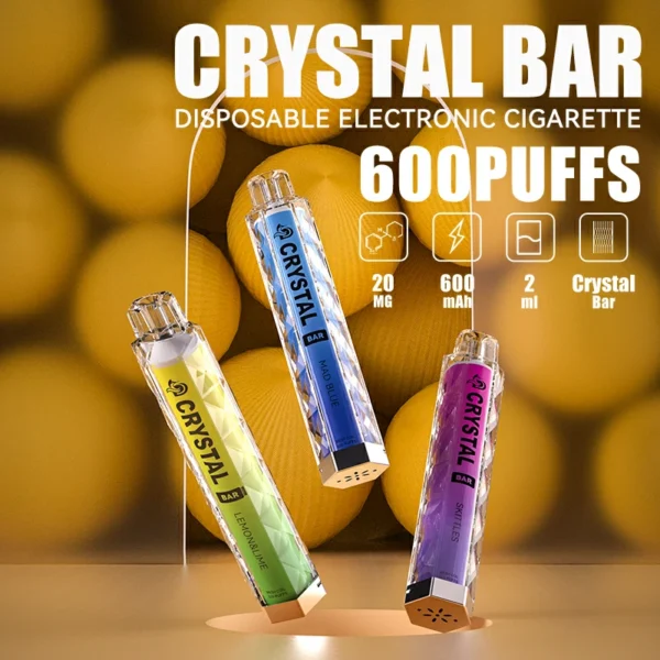 MYDE Crystal Bar 600 Rookwolken 2% Wegwerpvapes-pen met laag nicotinegehalte Bulk kopen groothandel - BeerVape - 1