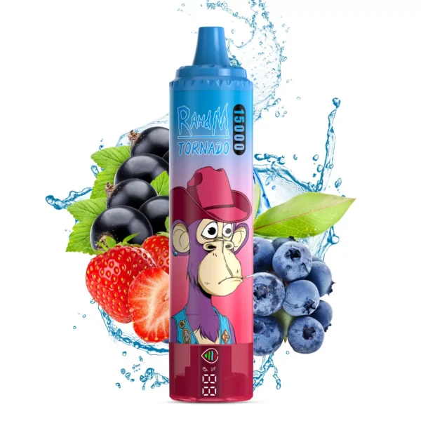 RahdM Tornado 15000 Puffs Affichage LED 2% Stylo à vape jetable rechargeable à faible teneur en nicotine Acheter en gros - BeerVape - 7