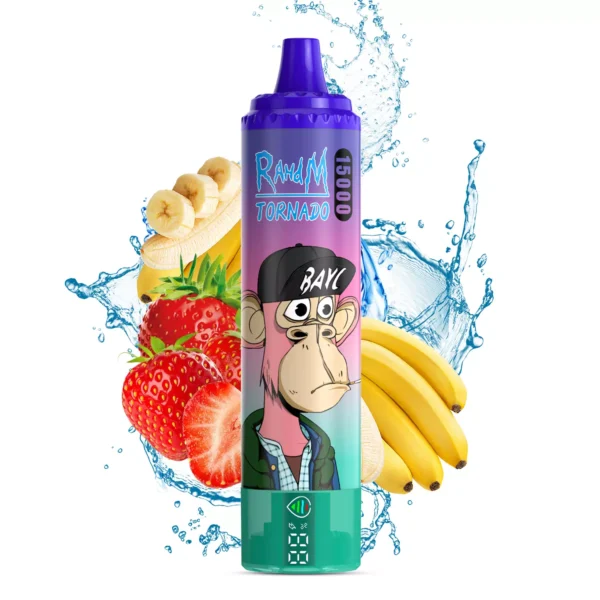RahdM Tornado 15000 Puffs Affichage LED 2% Stylo à vape jetable rechargeable à faible teneur en nicotine Acheter en gros - BeerVape - 9