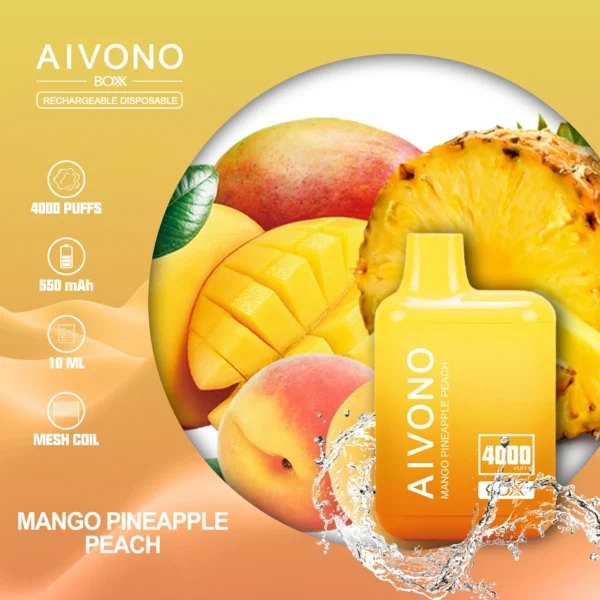AIVONO AIM BOXX 4000 Puffs 0% 2% 5% Stylo à vape jetable rechargeable à faible teneur en nicotine en vrac Acheter en gros - BeerVape - 15