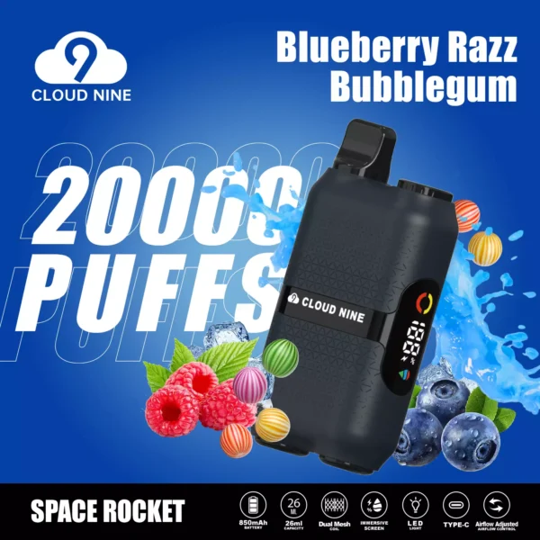 CLOUD NINE D33 20000 Puffs Podwójny ekran immersyjny z siatką 5% Niskonikotynowy, jednorazowy, wielokrotnego ładowania Vapes Pen Luzem Kup hurtowo - BeerVape - 5