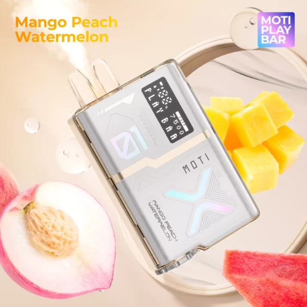 MOTI Play Bar 7500 Puffs Crystal Digital Screen 5% Niskonikotynowy akumulatorowy jednorazowy długopis Vapes Kup hurtowo - BeerVape - 11