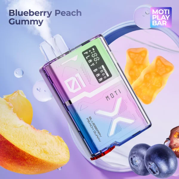 MOTI Play Bar 7500 Puffs Crystal Digital Screen 5% Niskonikotynowy akumulatorowy jednorazowy długopis Vapes Kup hurtowo - BeerVape - 6