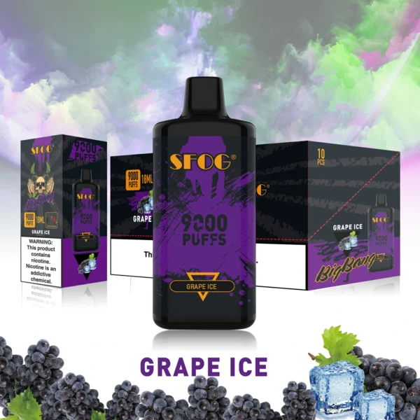 SFOG BIG BANG 9000 Puffs 0% 2% 3% 5% Nikotynowe akumulatory jednorazowe Vapes Pen Luzem Kup hurtowo - BeerVape - 7